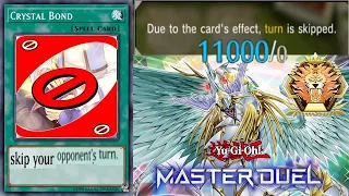 How To Skip Your Opponent's Turn With Crystal Beasts in Master Duel!!!!