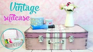 MAKE YOUR OWN VINTAGE SUITCASE WITH CARTON BOXES - Isa ❤️