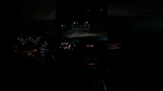 Peugeot 508sw night drive