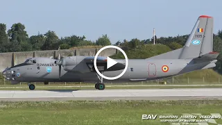 Antonov An-30 - Romanian Air Force "Open Skies" 1105 - takeoff at Manching Air Base