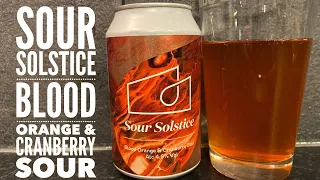 London Beer Factory Sour Solstice Blood Orange & Cranberry Sour | British Craft Beer Review