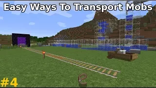 Easy Ways To Transport Mobs - Minecraft Tips&Tricks #4