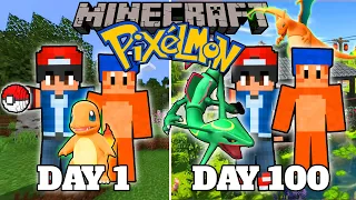I Survived 100 Days in Minecraft PIXELMON... This is What Happened