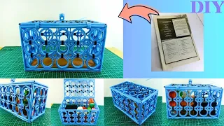 Multipurpose Basket Made of Waste Paper | DIY | Waste Paper Crafts