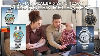 NEW Rolex Releases (2023) | Watch Dealer & Wife React!