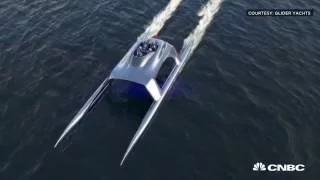 Super fast super yacht ready for water