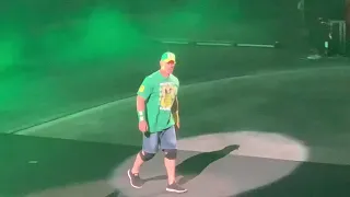 John Cena entrance wwe live Detroit 8,1,21