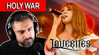 Arab Man Reacts to LOVEBITES - HOLY WAR (First Time Reaction to Lovebites)