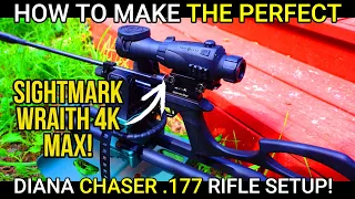 Diana Chaser .177 Pistol and Rifle Kit Tests SIGHTMARK WRAITH 4k MAX and RWS Powerball Airgun Pellet