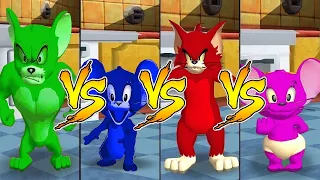 Tom and Jerry in War of the Whiskers Nibbles Vs Tom Vs Jerry Vs Monster Jerry (Master Difficulty)