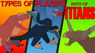 Types of Player in Path of Titans ANIMATION Part 2 (Stick Nodes)