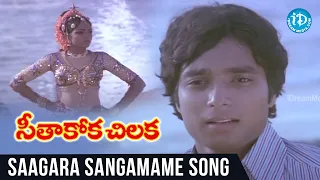 Saagara Sangamame Song - Seethakoka Chilaka Movie Songs | SP Balu | P Susheela | Super Hit Songs