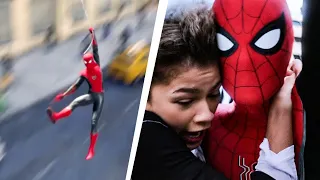 Spider-Man PS4 | Recreating Far From Home (2019) "Don't Text and Swing!" scene