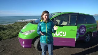 Jucy Cabana campervan tour (for road trips in New Zealand)