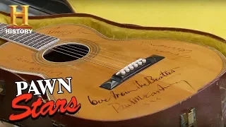 Pawn Stars: Guitar Autographed by The Beatles | History