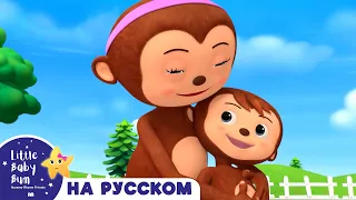 НОВАЯ СЕРИЯ | Пять маленьких обезьянок | Песенки для малышей | Литл Бэйби Бам