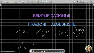 71 FRAZIONI ALGEBRICHE , campo di esistenza e semplificazion