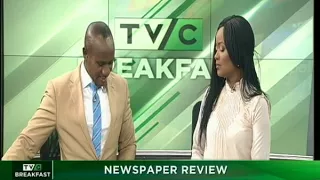 TVC Breakfast 23rd March 2018 | Newspaper Review