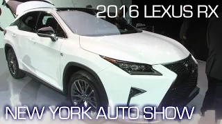 2016 Lexus RX Pushes the Envelope with Radical Restyling - New York Auto Show 2015
