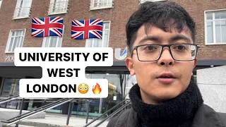 First Day in University of West London🇬🇧🇮🇳🇳🇵