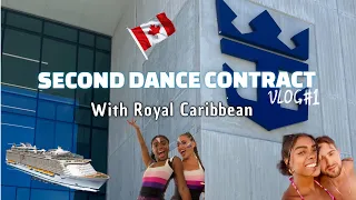 Cruise Ship Dancer Vlog| Second Contract with Royal Caribbean| Oasis of the Seas - Aqua 80 Show