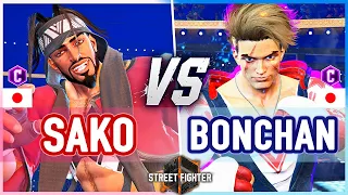 SF6 🔥 Sako (Rashid) vs Bonchan (Luke) 🔥 Street Fighter 6