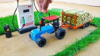 Top the most creatives science projects part #3 Sunfarming ! DIY mini tractor trolley heavy truck