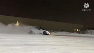 Subaru Legacy Turbo BG5 snow drift