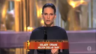 Hilary Swank Wins Best Actress: 2005 Oscars