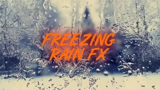 Freezing Rain FX - After Effects Experiement