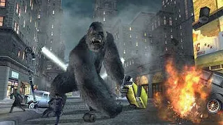 Kong Trashes New York and Climbs the Empire State Building - King Kong
