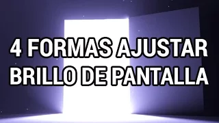 4 formas de ajustar el brillo de la pantalla en Windows 10 www.informaticovitoria.com