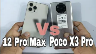 Poco X3 Pro Vs Iphone 12 Pro Max speed & Pubg Test !😱