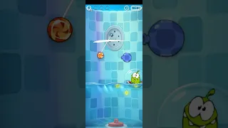 Cut The Rope Experiments Bath Time 3 stars walkthrough LEVEL 5-2