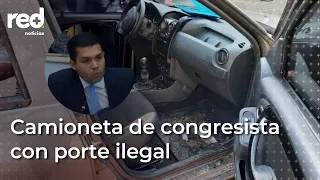 Escándalo: hallan camioneta asignada a congresista con porte ilegal de municiones | Red+