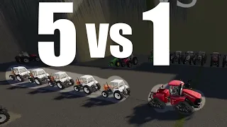 5 FIAT VS 1 CASE IH