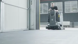 Kärcher B 110 Scrubber Dryer - Deep Floor Cleaning