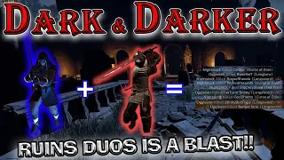 Dark and Darker Longsword Fighter and Warlock Duo is Solid! | Ruins Duos PvP is a Blast!