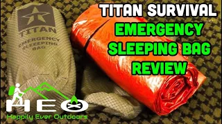 Titan Survival Emergency Sleeping Bag Review