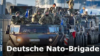 STÄRKUNG DER NATO OSTFLANKE: 100 Bundeswehrsoldaten in Litauen eingetroffen