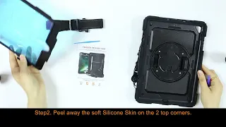 Install | SEYMAC Case for iPad 5th/6th Gen 9.7" | FORT-S PRO