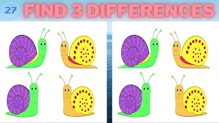 Find 3 Differences in 90 Seconds | 3 Games | Exercise Your Brain | Video 357