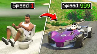 GTA 5: SHINCHAN AND PINCHAN UPGRADING TO BE THE FASTEST MAN IN GTA 5! (GTA 5 MODS)