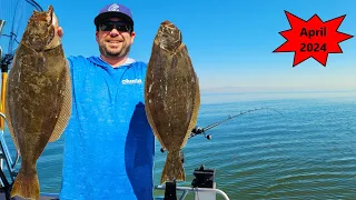 Amazing Action to Start my Fishing Season 🔥🔥 SF Bay Halibut