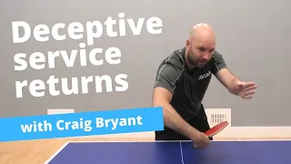 Nasty! How to confuse your opponent when returning serves (with Craig Bryant)