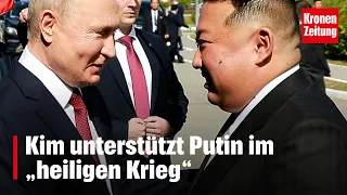 Kim unterstützt Putin im „heiligen Krieg“ | krone.tv NEWS
