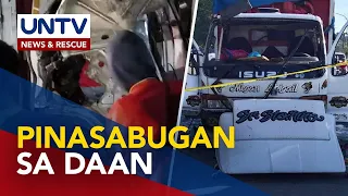 Truck, hinagisan ng bomba; Babaeng sakay, nasawi