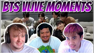 More BTS VLIVE moments and Jimin 'FACE' Promotion in a nutshell #BTS #btsreaction