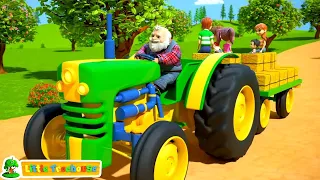 Wheels On The Tractor 🚜 Learn Farm Vehicles | Children's BEST Melodies by Little Treehouse