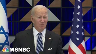 Biden cautions Israel to be careful, points to U.S. 'mistakes' after 9/11 attacks